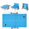 Теннисный стол UNIX Line Compact indoor 18mm MDF (Blue)